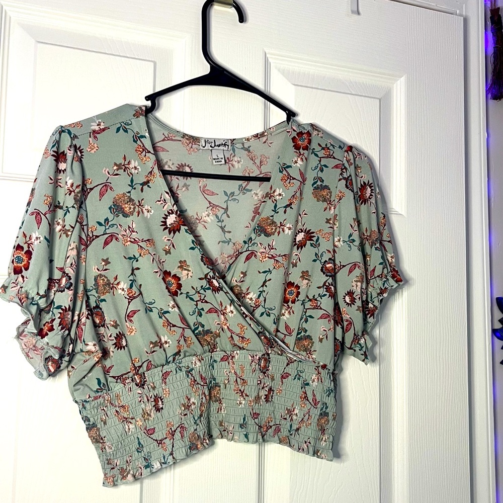 Floral Crop Top